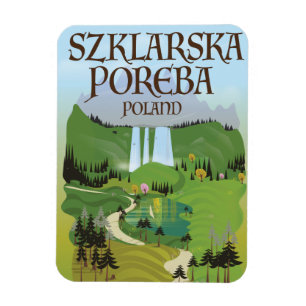 Magnet Flexible Affiche de voyage Szklarska Poreba Pologne