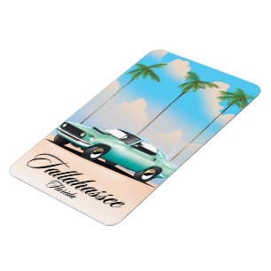 Magnet Flexible Affiche de voyage Tallahassee Floride.