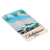 Magnet Flexible Affiche de voyage Tallahassee Floride. (Côté Droit)