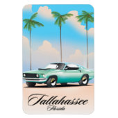 Magnet Flexible Affiche de voyage Tallahassee Floride. (Vertical)