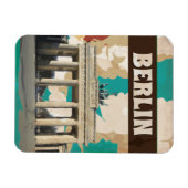 Magnet Flexible Affiche de voyage vintage de Berlin (Horizontal)