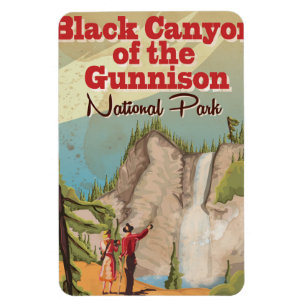 Magnet Flexible Affiche de voyage vintage de Bryce Canyon
