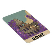 Magnet Flexible Affiche de voyage vintage de Rome (Côté Droit)