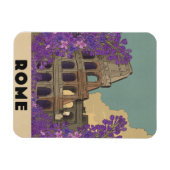 Magnet Flexible Affiche de voyage vintage de Rome (Horizontal)
