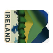 Magnet Flexible Affiche de voyage vintage Irlande (Horizontal)