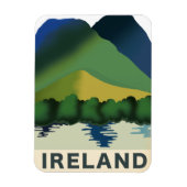 Magnet Flexible Affiche de voyage vintage Irlande (Vertical)