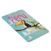 Magnet Flexible Affiche de voyage vintage Pérou (Côté Droit)