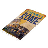 Magnet Flexible Affiche de voyage vintage Rome (Côté Gauche)