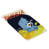 Magnet Flexible Affiche de voyage vintage Russie Ours (Côté Droit)