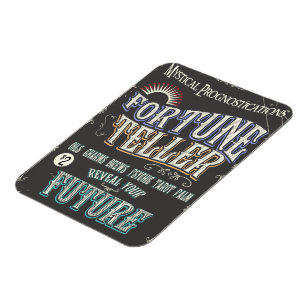 Magnet Flexible Affiche de voyante vintage