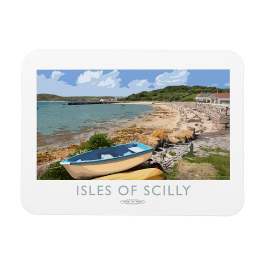 Magnet Flexible Affiche des îles de Scilly Railway (Horizontal)