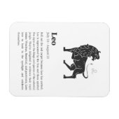 Magnet Flexible Affiche du panneau Leo Zodiac (Horizontal)