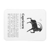 Magnet Flexible Affiche du symbole Zodiac Capricorn (Horizontal)