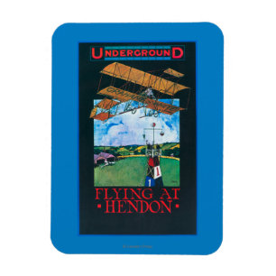 Magnet Flexible Affiche finie Grahame-Blanche et plate d'aérodrom