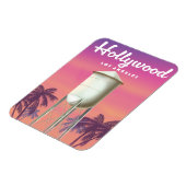 Magnet Flexible Affiche Hollywood Los Angeles Travel (Côté Gauche)