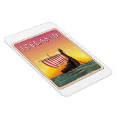 Magnet Flexible Affiche Islande Viking Travel (Côté Droit)