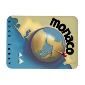 Magnet Flexible Affiche Monaco Travel (Horizontal)