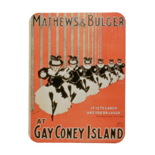 Magnet Flexible Affiche pour "Mathews et Bulger" chez Coney Island