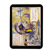 Magnet Flexible Affiche vintage du suffrage féminin (Vertical)