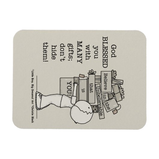 Magnet Flexible Afficher vos cadeaux (Horizontal)