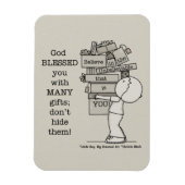 Magnet Flexible Afficher vos cadeaux (Vertical)