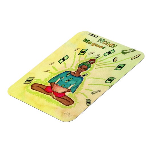 Magnet Flexible Affirmation d'argent (Côté Gauche)