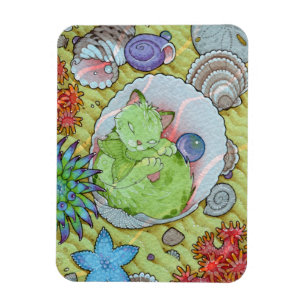 Magnet Flexible Affirmation d'Oracle de chats d'imaginaire -