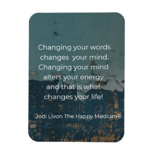 Magnet Flexible Affirmations de Jodi Livon - Changez vos mots
