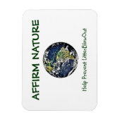 MAGNET FLEXIBLE AFFIRMER LA TERRE NATURELLE (Vertical)
