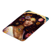 Magnet Flexible African American Black Goddess Queen Imaginaire Ar (Côté Gauche)