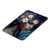 Magnet Flexible African American Black Goddess Queen Imaginaire Ar (Côté Gauche)