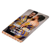 Magnet Flexible African Print with Photo Wedding Save the Date  (Côté Gauche)