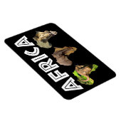 Magnet Flexible Afrique Faune Continent Trio (Côté Droit)