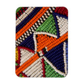 Magnet Flexible Afrique, Kenya. Les perles tribales Masai (Vertical)