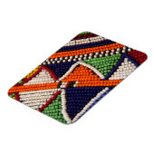 Magnet Flexible Afrique, Kenya. Les perles tribales Masai (Côté Gauche)