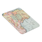 MAGNET FLEXIBLE AFRIQUE : MAP, 1894 (Côté Droit)