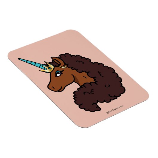 Magnet Flexible Afro Unicorn | Unique (Côté Droit)