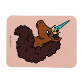 Magnet Flexible Afro Unicorn | Unique (Horizontal)