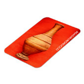 Magnet Flexible agadir maroc médina bois vase jar folk islam b (Côté Gauche)