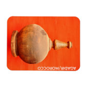 Magnet Flexible agadir maroc médina bois vase jar folk islam b (Horizontal)
