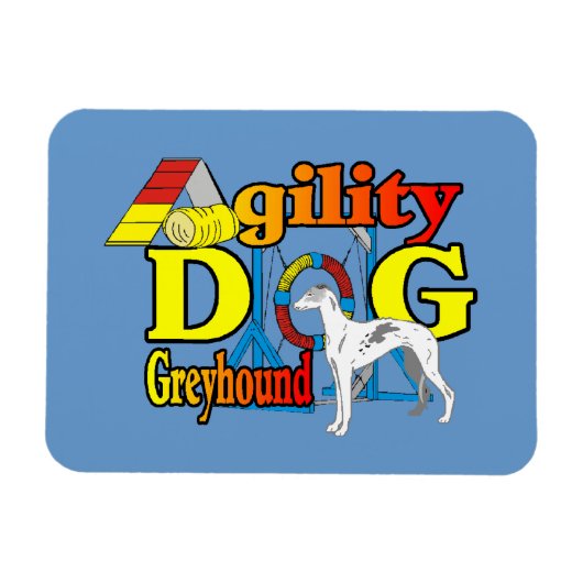Magnet Flexible Agilité Greyhound (Horizontal)