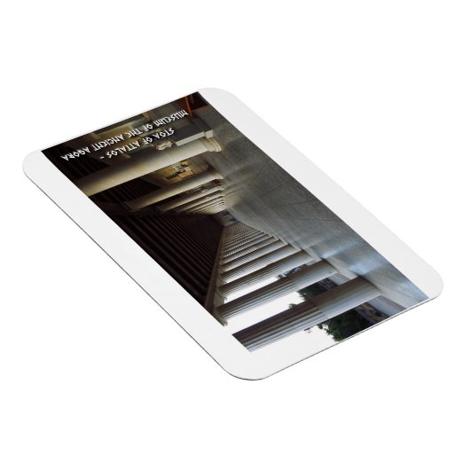 Magnet Flexible Agora antique d'Athènes, Grèce. Stoa d'Attalos (Côté Droit)