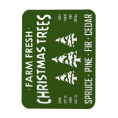 MAGNET FLEXIBLE AGRICULTURE NOËL FRAIS ARBRES (Vertical)