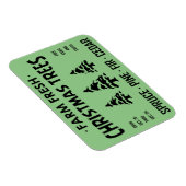 MAGNET FLEXIBLE AGRICULTURE NOËL FRAIS ARBRES (Côté Droit)