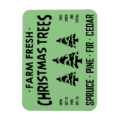 MAGNET FLEXIBLE AGRICULTURE NOËL FRAIS ARBRES (Vertical)