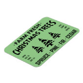 MAGNET FLEXIBLE AGRICULTURE NOËL FRAIS ARBRES (Côté Gauche)