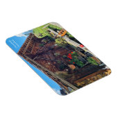 Magnet Flexible Agritourisme vintage à Gimmelwald, Suisse (Côté Droit)