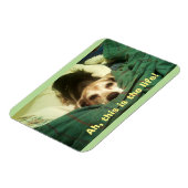 Magnet Flexible "Ah, c'est la vie !" Réfrigérateur beagle 3x4 (Côté Gauche)