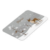 Magnet Flexible Ahimsa Holiday Reindeer (Côté Gauche)