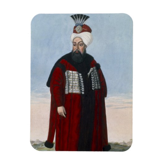 Magnet Flexible Ahmed II (1642-95) Sultan 1691-95, de la série A (Vertical)